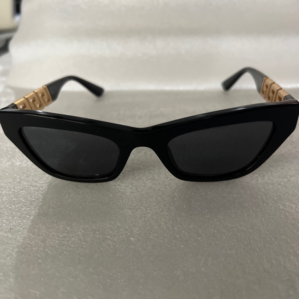 VERSACE VE4419 GB1 87 Black Grey Women's 52 mm Sunglasses